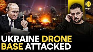 Russia-Ukraine War: Russia's Fibre-Optic Drones Target Ukrainian UAV Base, Mortars In Donetsk | WION