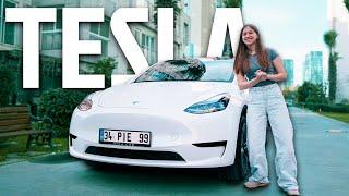 YENİ ARABAM TESLA MODEL Y SR!!!