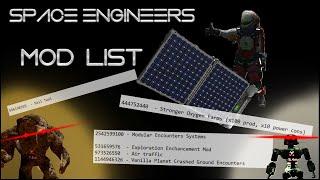 Space Engineers - Survival Guide Mod List