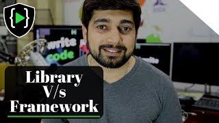 What is the difference between a Library and a Framework