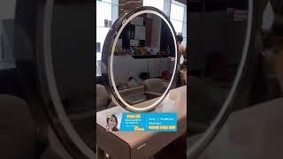 Intelligent cosmetic mirror， make your hair salon business better#shorts #barbershop