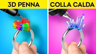 COLLA A CALDO VS PENNA 3D  Fantastici trucchi fai da te per creare gioielli e decorazioni!