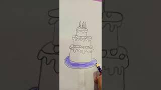 #birthday #cake #art #viral #gulnaz art and craft