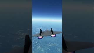 MSFS - What Happens When You Try to Fly Mach 10 Below 50,000 ft in the Top Gun Maverick Darkstar