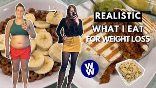 What I Eat In A Day For WEIGHT LOSS | WeightWatchers | HEALTHY, realistic & sustainable weight loss