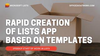 Use Microsoft Lists templates
