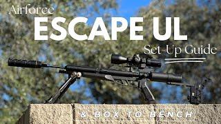 Box to Bench & More w/the Airforce Escape - UL .25 cal PCP Airgun & Leapers Accushot OP3 3-12x44