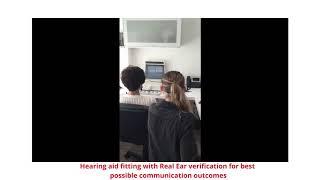 Hearing Aid fitting with Real Ear verification
