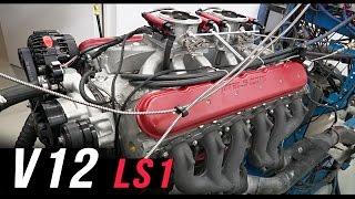 V12 LS1 engine dyno