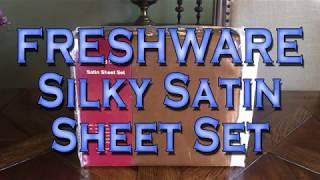 Luxurious Satin Sheet Set by Freshware!