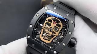 Richard Mille RM 52-01 Skull Tourbillon Gold (Арт. RW-10139)