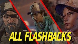 ALL FLASHBACKS from EPISODES 1 & 2 - The Walking Dead Season 3: A New Frontier