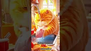 AI Cat Cooks a Mouse – What Did I Just Watch?! #ai #cat #kids #kidsvideo #cooking #like #catvideos