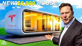 Elon Musk Revealed Under $7,000 Tesla Tiny House for Market. Shocking Production Plan!