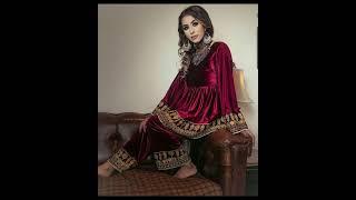 stylish velvet party wear and wedding dress by nusrat fashion and beauty