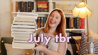 my ambitious july tbr! (all the books I want to read this july)