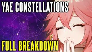 Just How INSANE is C6 YAE?! | YAE MIKO Constellations BREAKDOWN - Genshin Impact