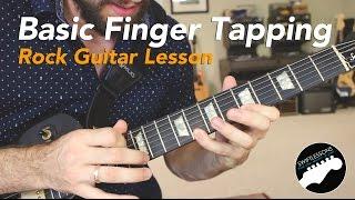 Beginner Finger Tapping Rock Guitar Lesson