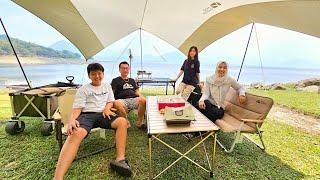 Camping Keluarga di CampX Jatiluhur, Purwakarta | #인도네시아캠핑