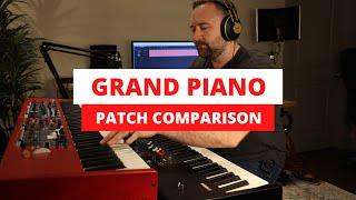 Nord Stage 4 vs. Yamaha YC88 - Grand Piano Sound Comparison