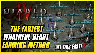 BEST WRATHFUL & MALIGNANT HEART FARM (Easy Barber Hearts!) | Diablo 4 Season 1 | Farming Guide