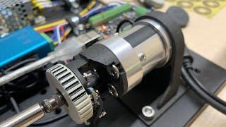 Thousand-dollar servo rig takes on testing customized F-16 thumbwheel potentiometer