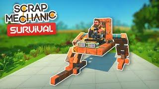 Building a Simple Survival Mech System! - Scrap Mechanic Survival Mode #37