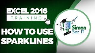 How to Use Sparklines Chart in Microsoft Excel 2016