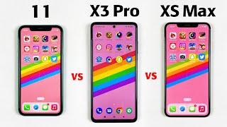 iPhone 11 vs Poco X3 Pro vs XS Max SPEED TEST in 2023 - X3 Pro Worth Buying in 2023?