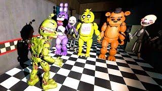 АНИМАТРОНИКИ ГОНЯЮТСЯ ЗА НАМИ В ПИЦЦЕРИИ FNAF 1 COOP ► Garry's Mod