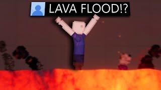 Can You Survive A LAVA FLOOD In People Playground?