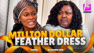 TAILOR ORAN: MILLION DOLLAR FEATHER DRESS | KIEKIE | BLESSING NZE