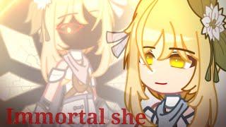 || Immortal she, returns to me. || Gacha club edit trend || Genshin impact Lumine ||