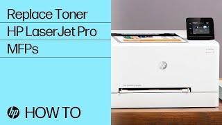 Replace toner cartridge | HP Color LaserJet Pro M155-M156, M255-M256, M182-M185, M282-M285 MFPs