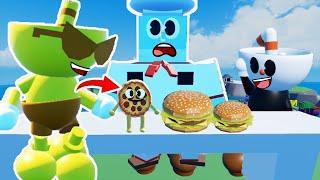 All Cuphead DLC BOSSES + NEW SECRET SKIN - Cuphead DLC Roblox Obby