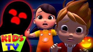 Monsters in the Dark | Halloween Songs & Music | Spooky Nursery Rhymes & Scary Songs - Kids Tv