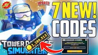 ️NEW SKINSCODES️TOWER DEFENSE SIMULATOR ROBLOX CODES 2024 - TDS CODES 2024