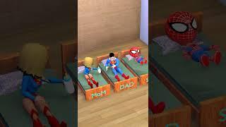 Superman And Supergirl Take Care Of Spidey ️  #spiderman