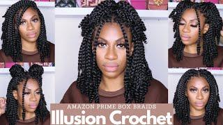 $29 Crochet Box Braids - UPDATED DETAIL Individual Illusion Braid Pattern, Versatile parting Options