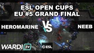 Neeb vs HeroMarine (PvT) - ESL Open Cups EU #5 Grand Final