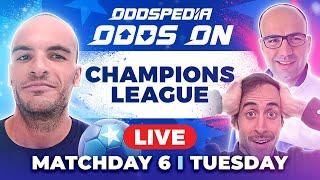 Odds On: Champions League - Matchday 6 | Tuesday | Free Football Betting Tips, Picks & Predictions