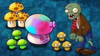 IT'S ALL MUSHROOMS! NIGHT MUTATIONS OF PLANTS AND ZOMBIES! ► Plants vs. Zombies Fusion #4 ПвЗ | PvZ