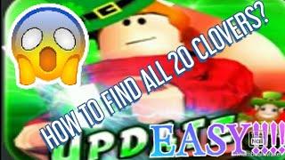 HOW TO FIND ALL 20 CLOVERS IN MAGNET SIMULATOR! (ST.PATRICK UPDATE) (EASY!!!)