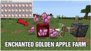 INFINITE ENCHANTED GOLDEN APPLE FARM || Minecraft 1.19(2022) || Bedrock_MCPE_JAVA