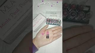 MILA mini cute lipstick#shorts #lipstick #mini #makeup #naykaa #skincare #review #foryou 