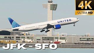 MSFS ULTRA REALISM JFK TO SFO | PMDG 777