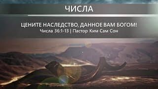 Числа 36:1-13 | Цените наследство, данное вам Богом!