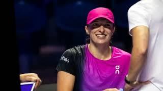 UPDATE: IGA SWIATEK PRACTICING IN RIYADH WTA  FINALS 2024 / SAUDI ARABIA