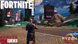 Fortnite Chapter 4 - Season 2 - AMD RX 580 - Low - Medium - High - Epic - DirectX 11