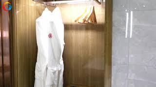 Five star Hotel luxury bathrobe thick soft terry kimono type